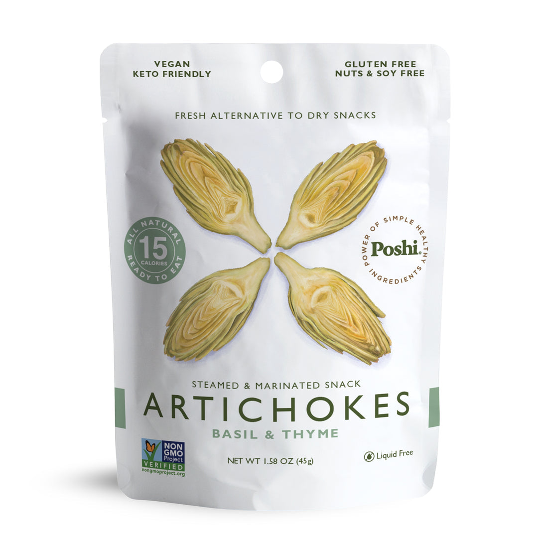 Marinated Artichokes, Basil & Thyme