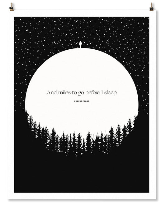 Robert Frost Art Print 11 x 14