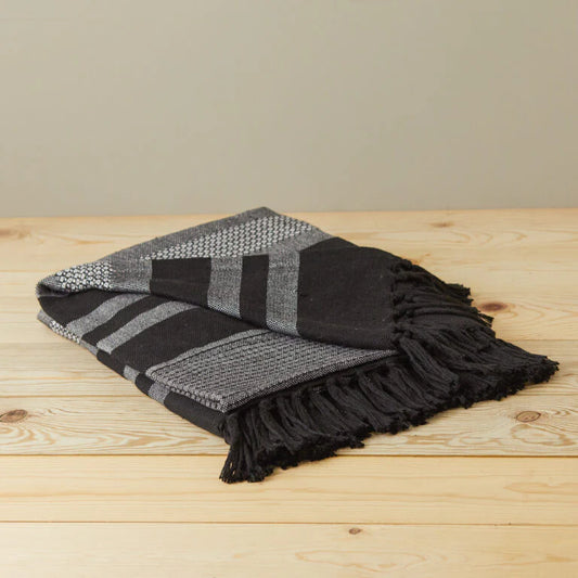 Recycled Throw, Keni, Black