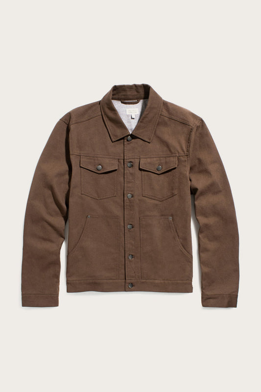 Burl Trucker Jacket, Walnut