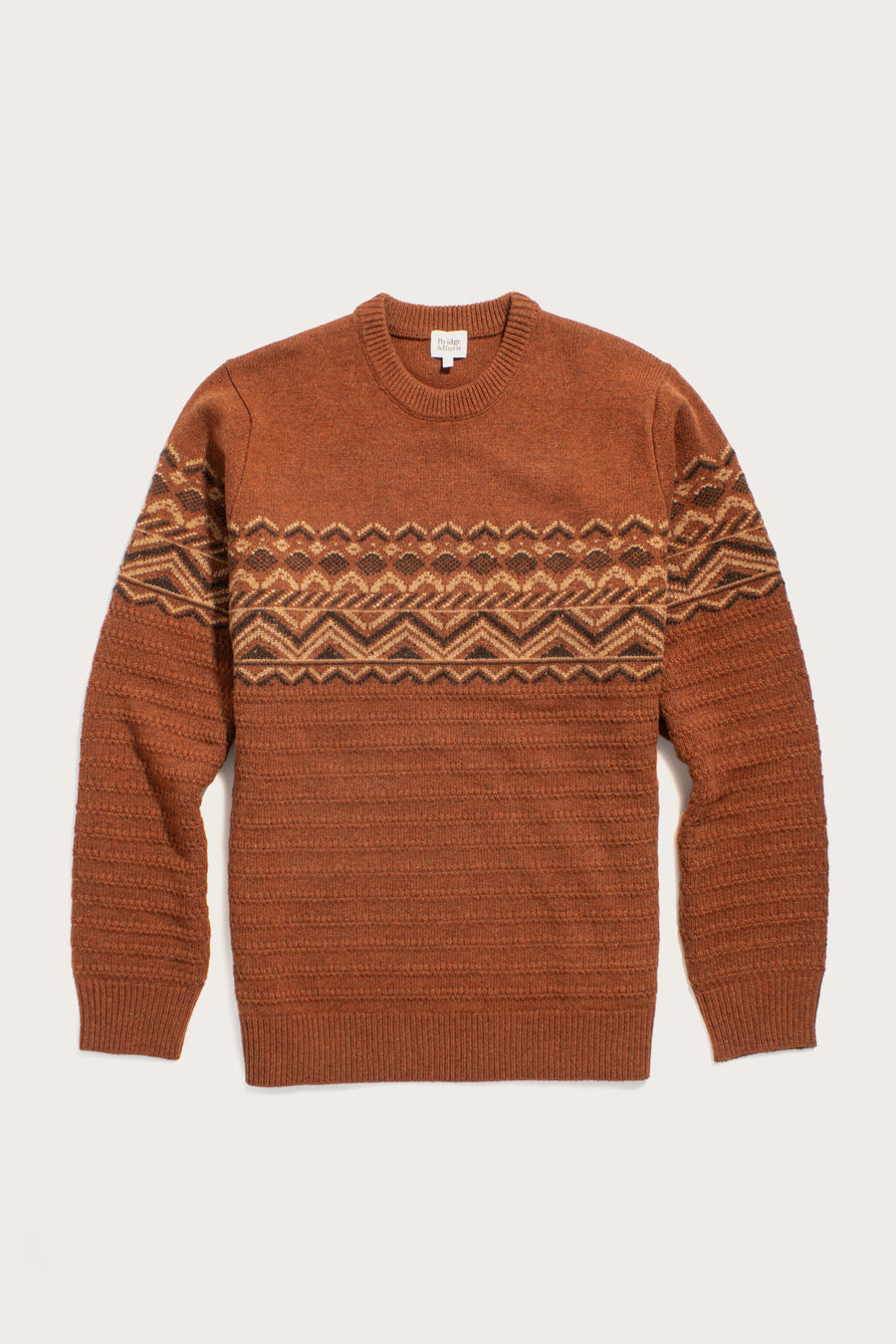 Rockwood Fairisle Sweater in Walnut Grove