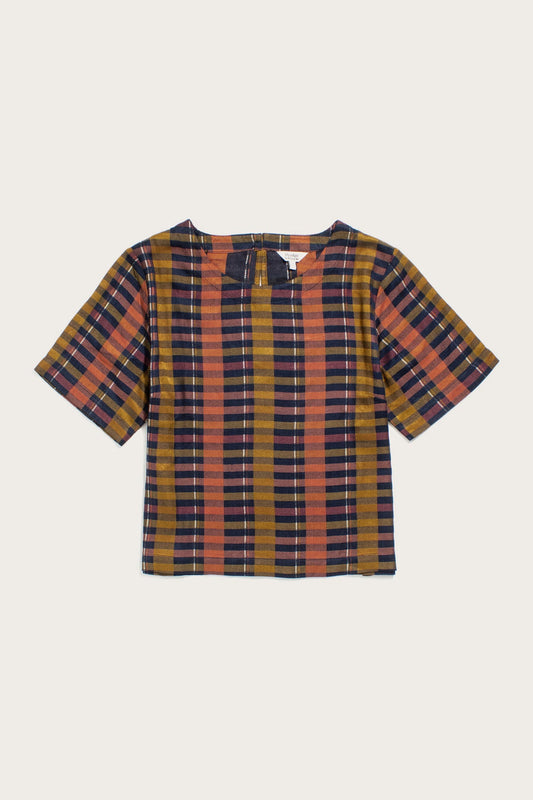 Leona Shirt, Alpenglow Stripe