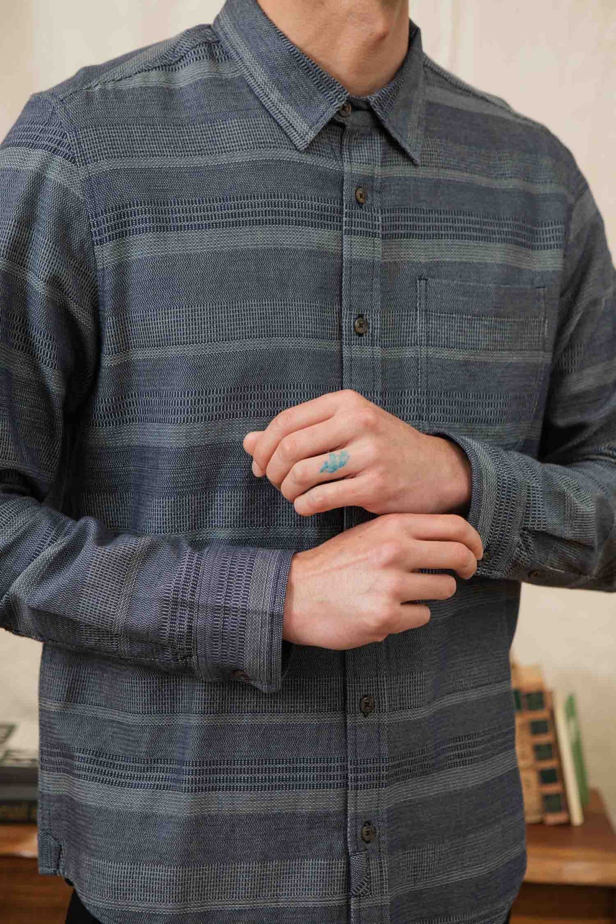 Jude Shirt, Cascade Weave