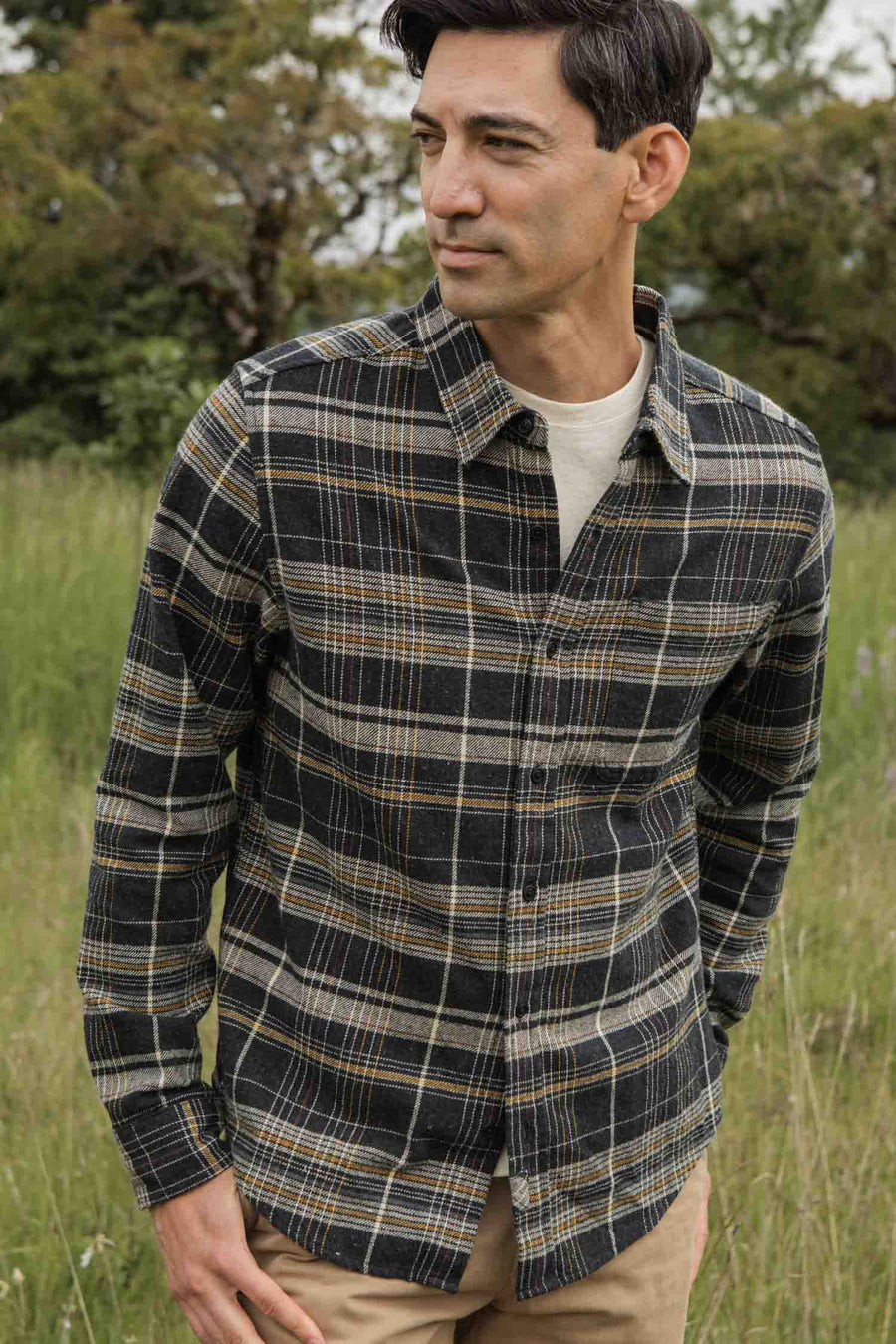 Larson Shirt Volcanic Plaid