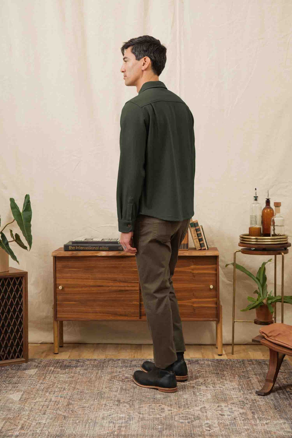 Pointer Overshirt, Dark Sage