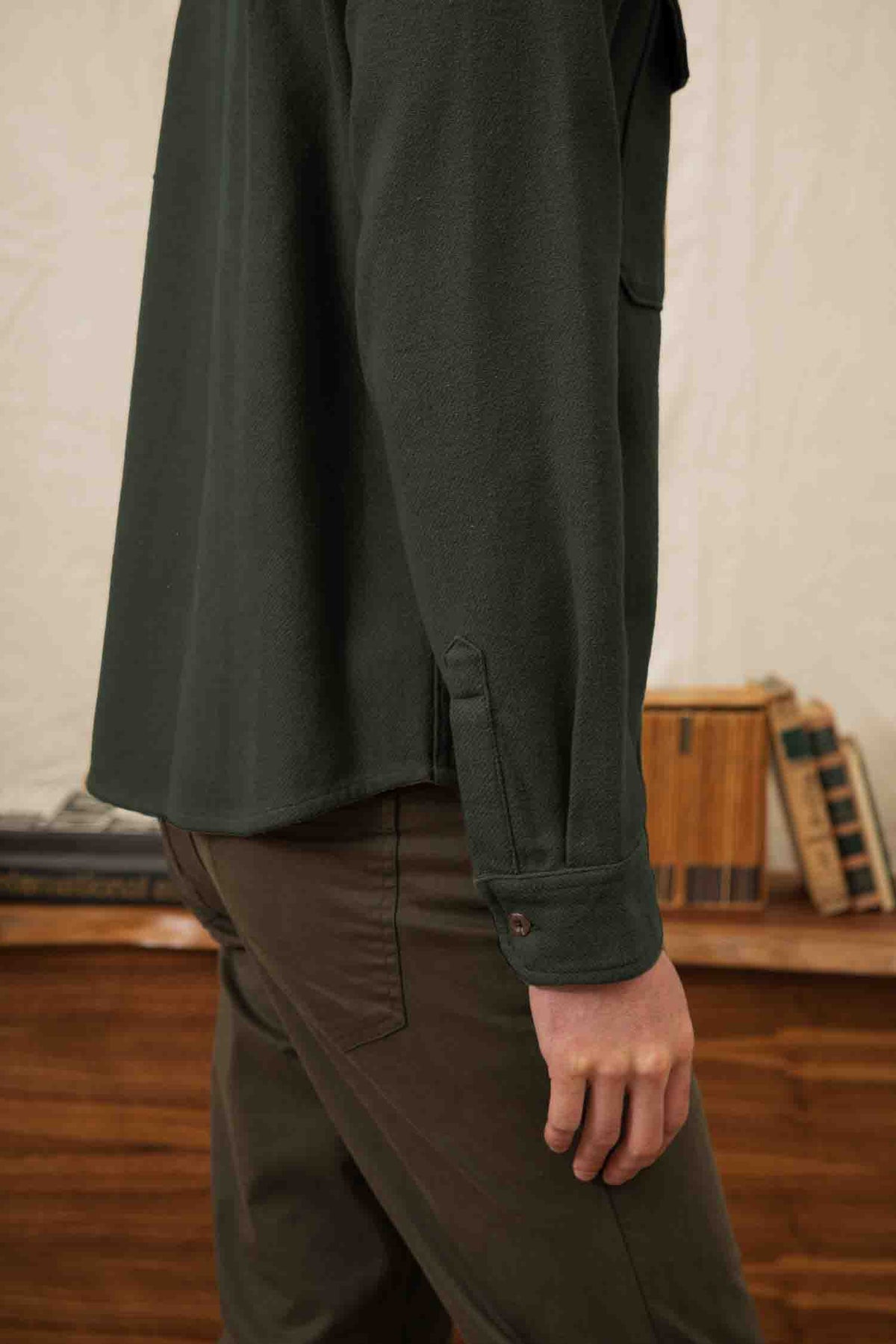Pointer Overshirt, Dark Sage