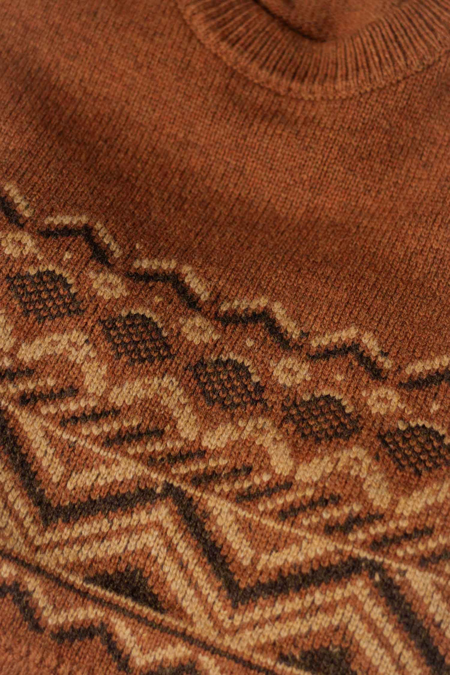 Rockwood Fairisle Sweater in Walnut Grove