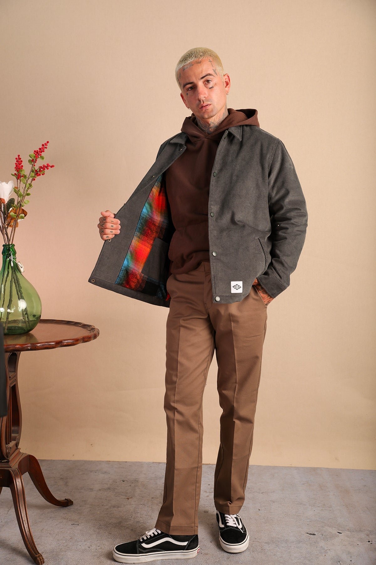 Johnny Corduroy Jacket in Oregano