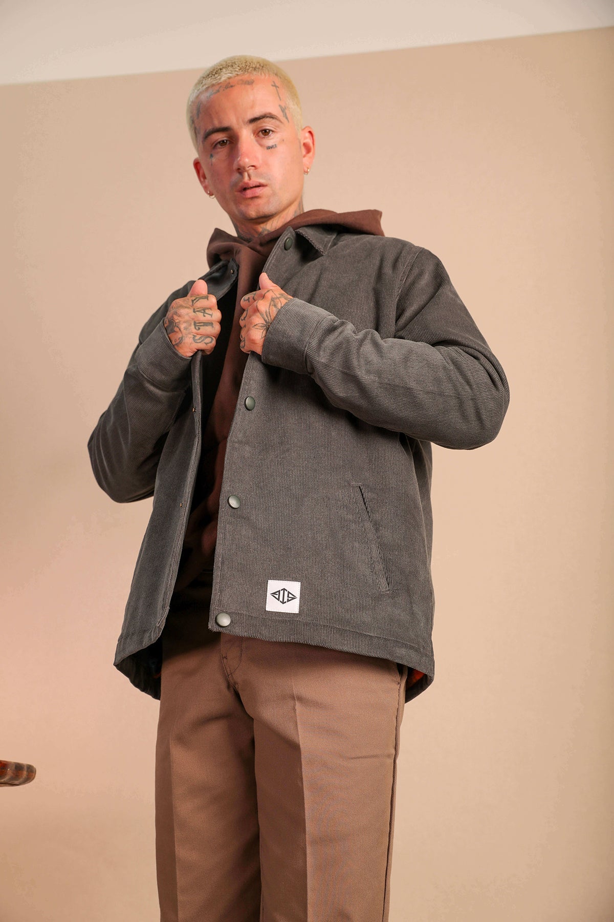 Johnny Corduroy Jacket in Oregano