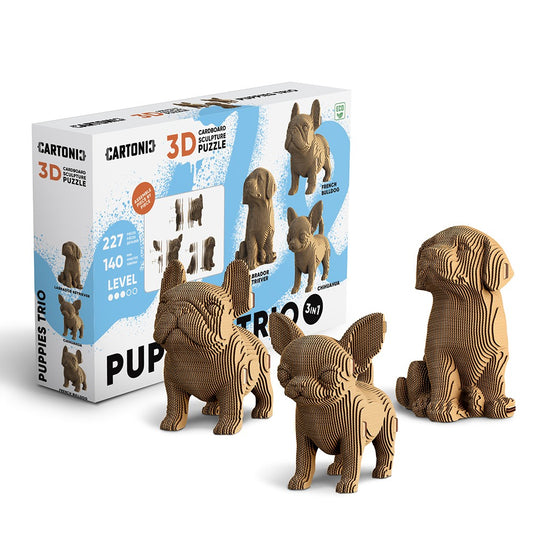 3D Puzzle, Puppy Trio