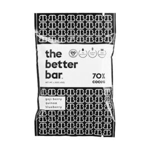 Better Bar: Chocolate Dipped Goji Berry, Quinoa, Blueberry