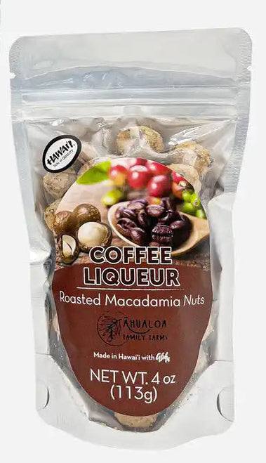 Coffee Liqueur Macadamia Nuts, 4oz