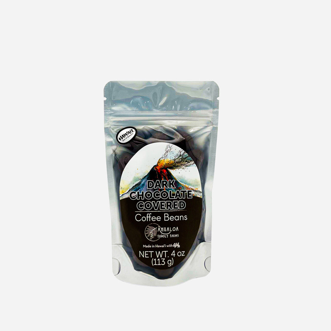 Dark Chocolate Covered Coffee Beans, 4oz