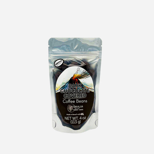 Dark Chocolate Covered Coffee Beans, 4oz