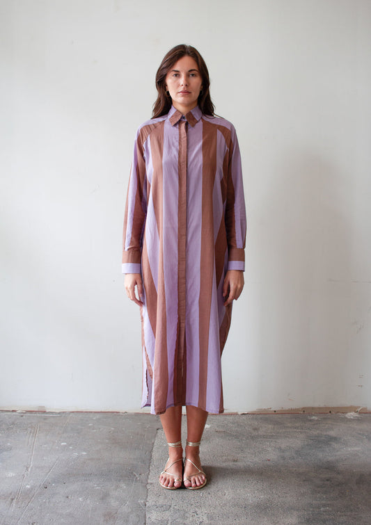 Gia Kaftan, Chestnut Stripe