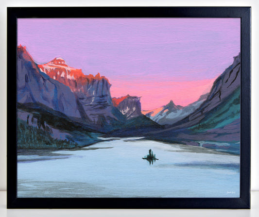 Glacier National Park, 18x24 Framed