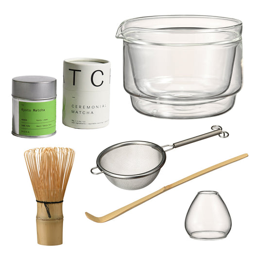 Matcha Set with Matcha, Clear