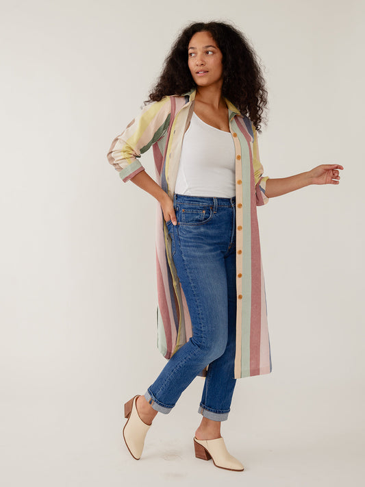 Sutton Shirtdress, Vintage Rainbow