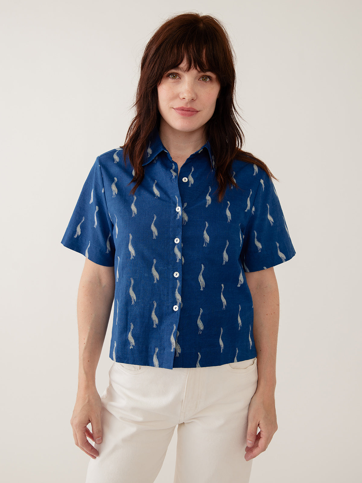 Benji Button Down Shirt - Indigo