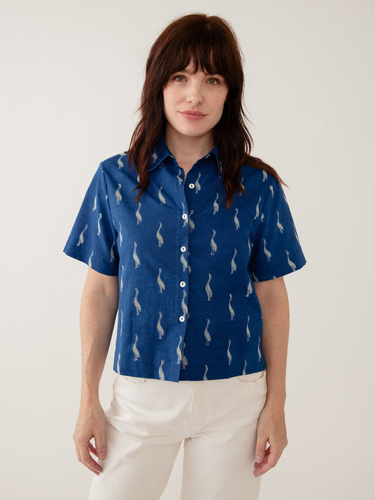 Benji Button Down Shirt - Indigo