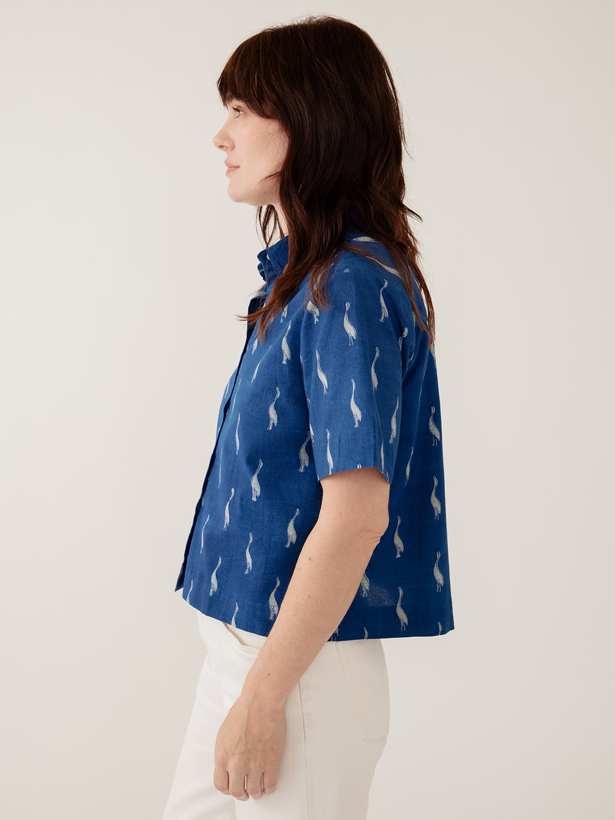 Benji Button Down Shirt - Indigo