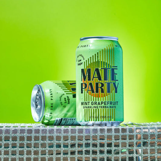 Sparkling Yerba Mate, Mint + Grapefruit