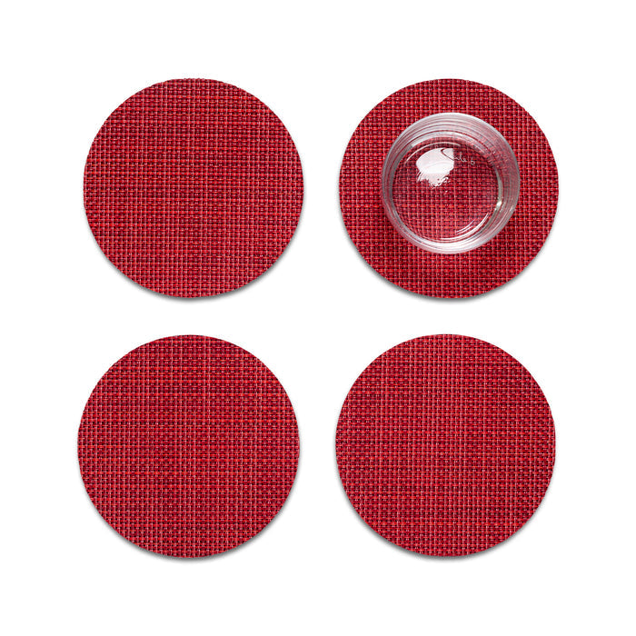 Mini Basketweave Coasters, set/4
