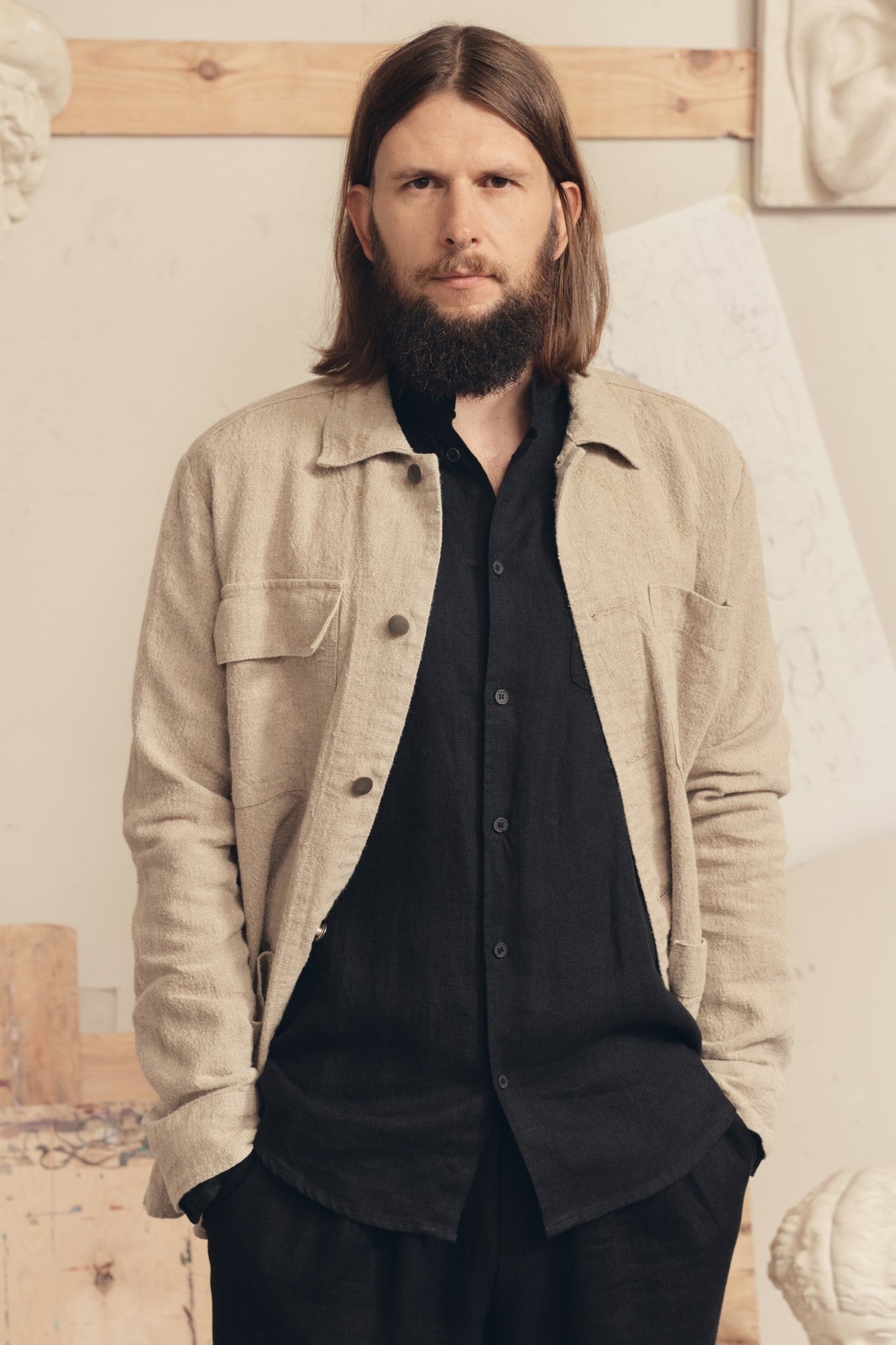 Natural Linen Maple Jacket