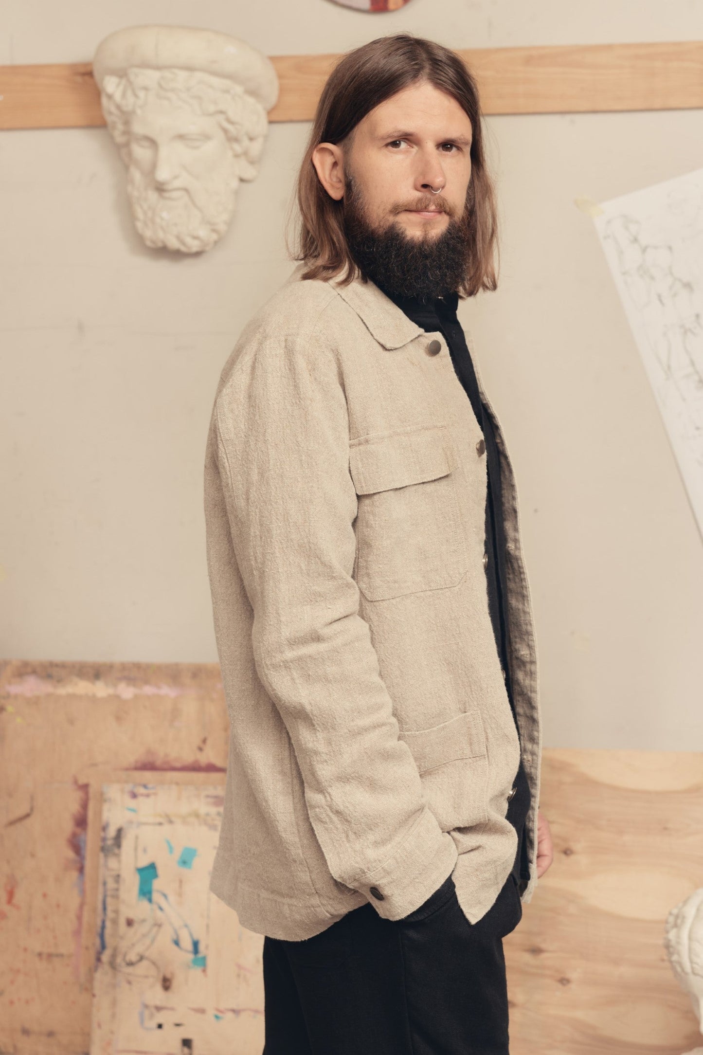 Natural Linen Maple Jacket