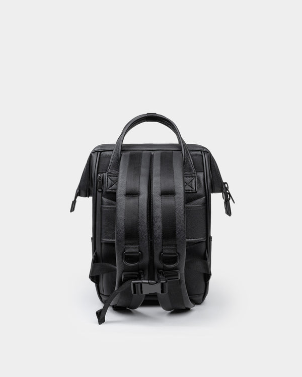 Cascade Backpack - Compact - Black Leatherlite