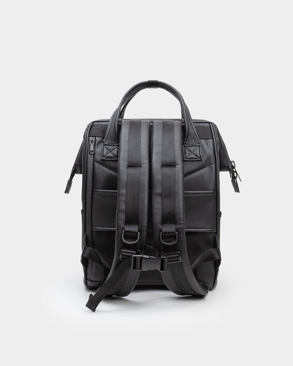 Cascade Backpack - Standard - Black Leatherlite