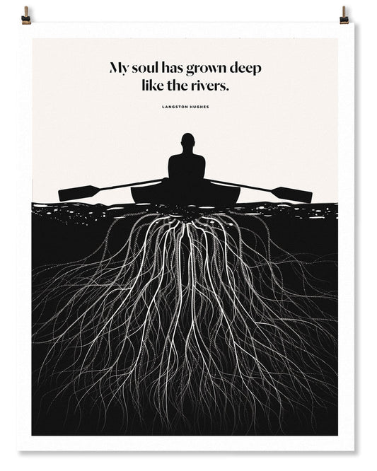 Langston Hughes Print 11 x 14