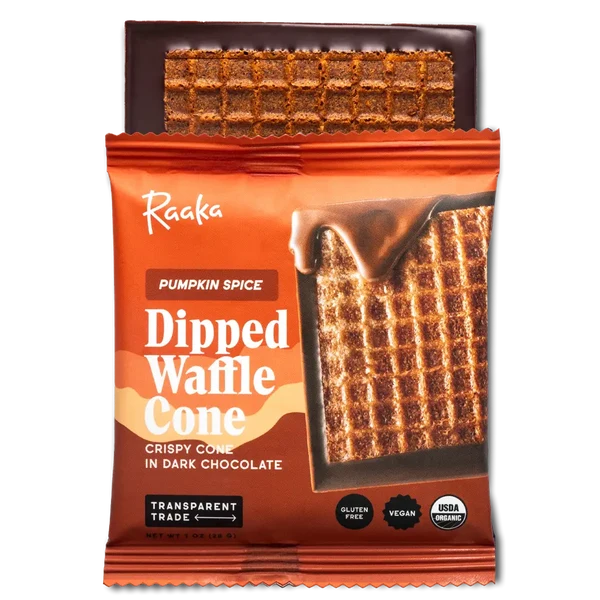 Dipped Waffle Cone Bar, Pumpkin Spice