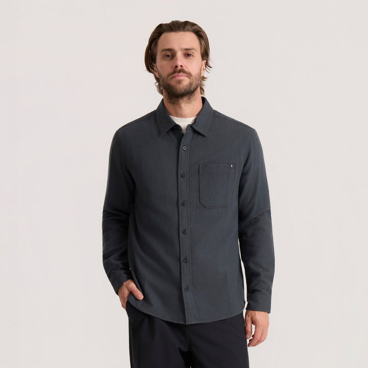 Crossroads Flannel Dark Charcoal