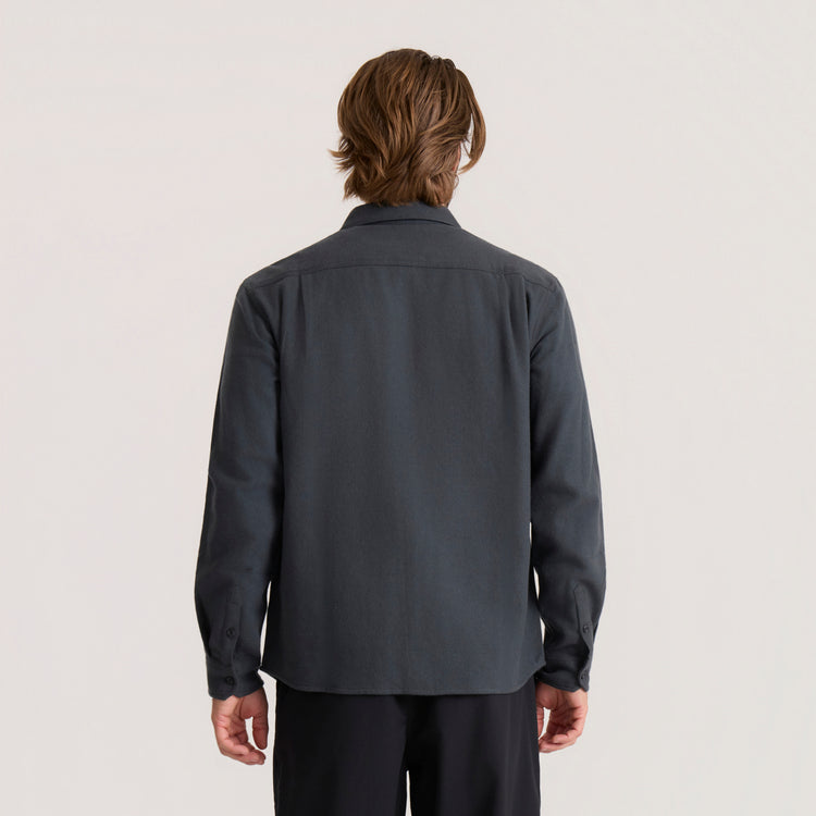 Crossroads Flannel Dark Charcoal