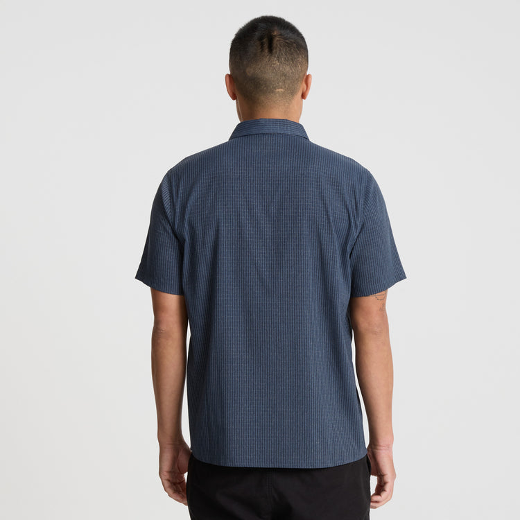 Bless Up Breathable Stretch Shirt - Navy