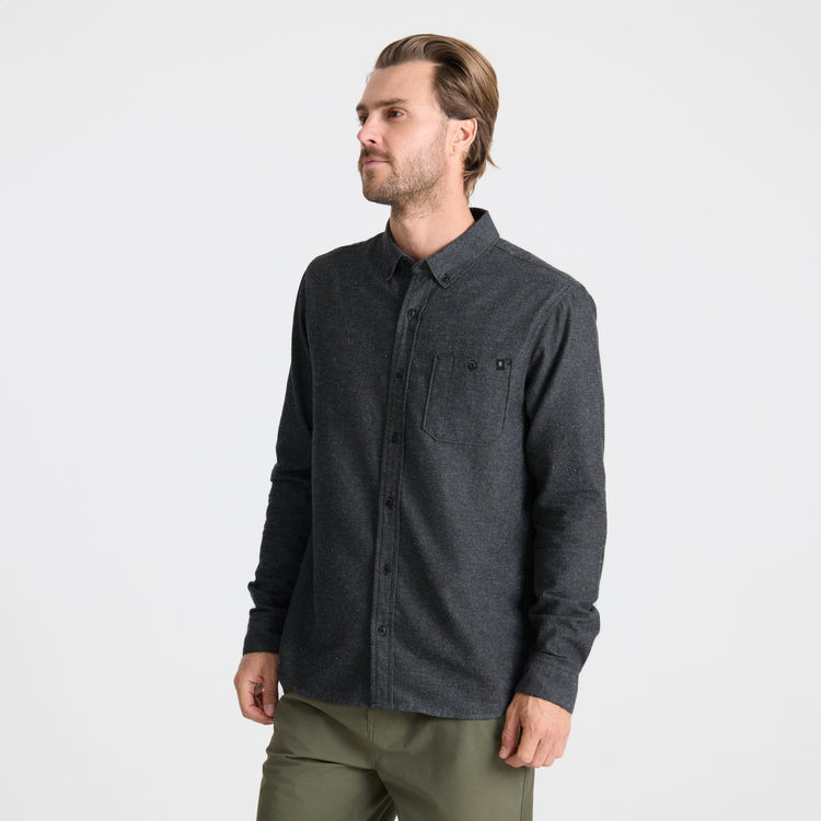 Scholar Chambray Shirt, Black
