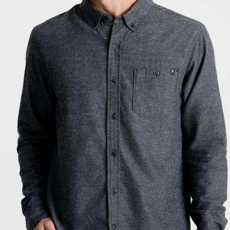 Scholar Chambray Shirt, Black