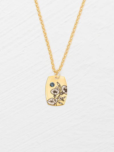 Flower Necklace, Morning Glory September