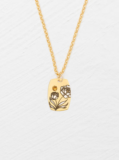 Flower Necklace, Peony November