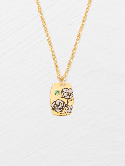 Flower Necklace, Poppy August
