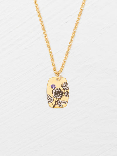 Flower Necklace, Rose June