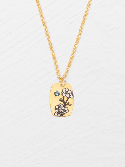 Flower Necklace, Cherry Blossom March