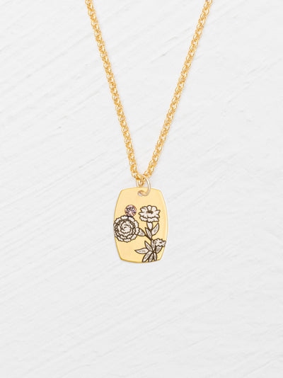 Flower Necklace, Marigold October