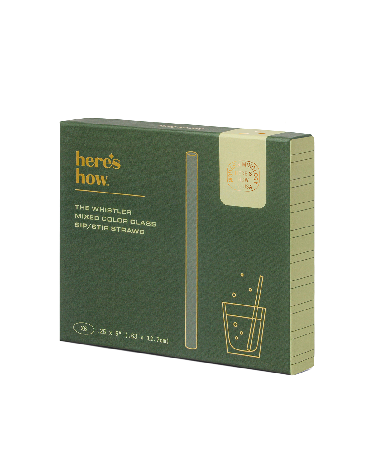 The Whistler Straws, Set of 6