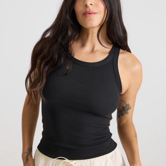 Wind Worn Tank, Black