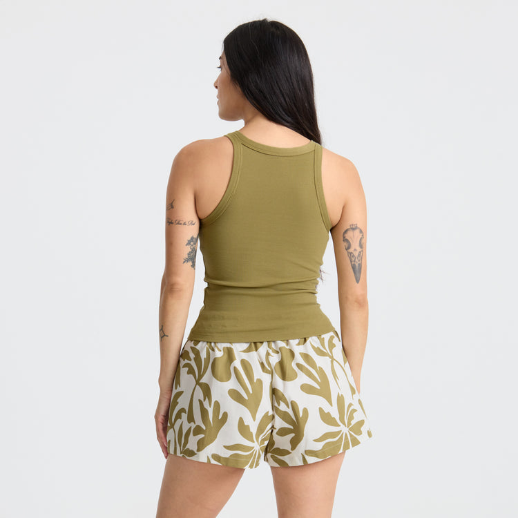 Wind Worn Tank, Dusty Olive