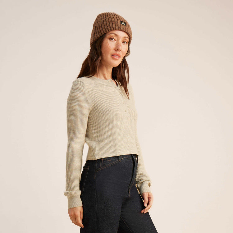 Well Worn Thermal Sweater, Stone