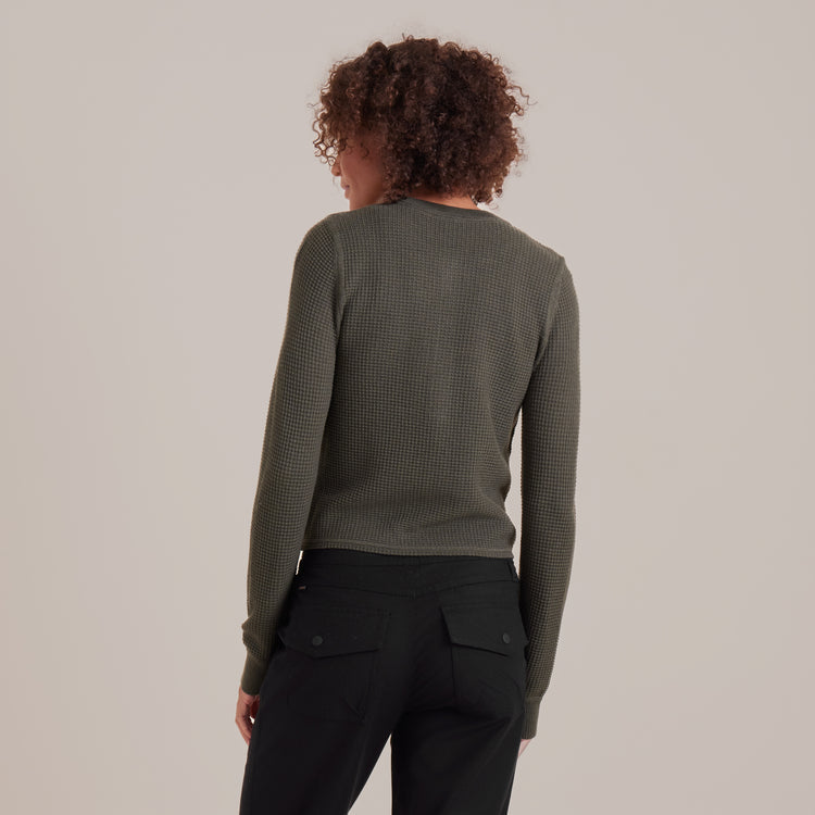 Well Worn Thermal Sweater, Military