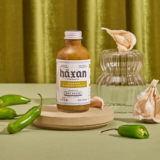 Serrano Roasted Garlic Hot Sauce